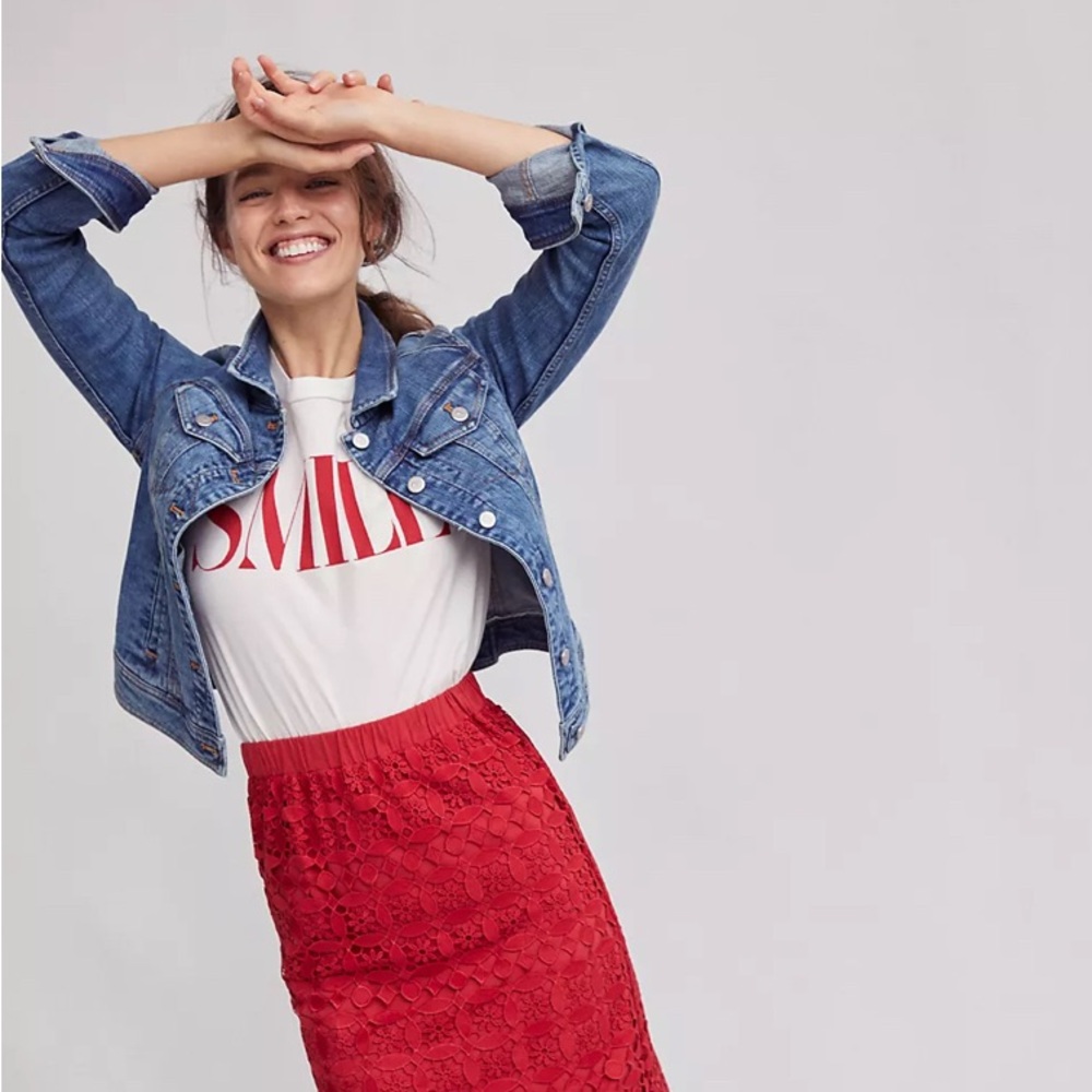 Anthropologie Pilcro & the Letterpress Classic Jean Jacket